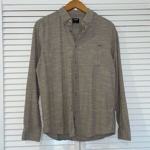 HURLEY MEN’S BUTTON DOWN SHIRT SMALL LIGHTWEIGHT SUMMER FABRIC